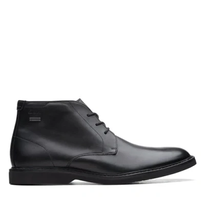 Afbeelding van Veterschoen Clarks Men Atticus LT Hi GTX Black Leather Schoenmaat 39,5