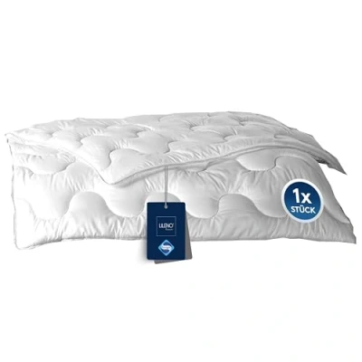 Afbeelding van LILENO HOME Dekbed, 135 x 200 cm, dekbed voor het hele jaar, perfect hoofdkussens 80 cm en 40 zomer, winterdekbed, kookvast tot 95 C, mensen met een allergie