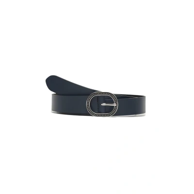 Afbeelding van s.Oliver MIT Dekorativer Schliesse Riem, Dames, Maat: 85, Tiefblau