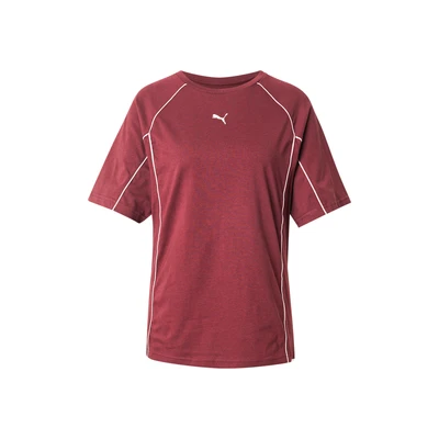 Afbeelding van Puma Sport Relaxed TEE Tshirt print, Dames, Maat: XS, Ruby shimmer