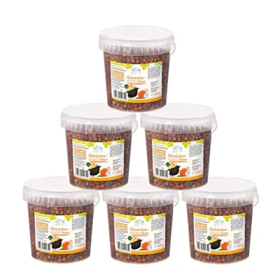 Afbeelding van Dehner Premium Natura wildvogelvoer, eberbessen, 6 x 350 g (2,1 kg)