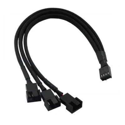 Afbeelding van NMD&amp;LR PWM Ventilator Splitter Kabel, 4 Pin CPU 4PIN Koeling 1 Aan 3 Adapter 27CM, exemplaar