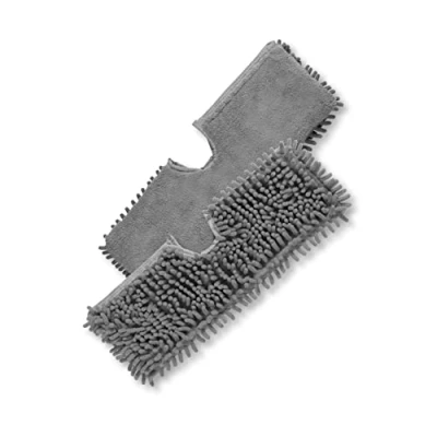 Afbeelding van CLEANmaxx Reservedoekjes, microvezel, voor spray mop met omkeerfunctie, ideaal laminaat, parket, tegels, zelfs gevoelige oppervlakken, wasbaar op 40 C, set van 2, grijs