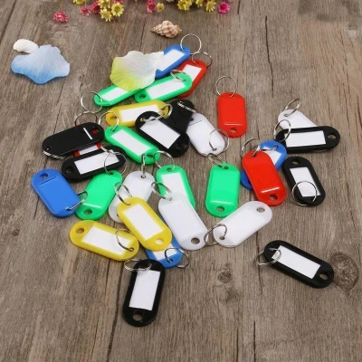 Afbeelding van BukkitBow Gekleurde Sleutelhangers Sleutellabels Keychains 100 Stuks
