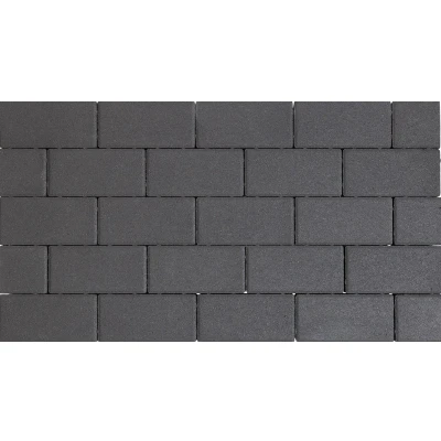 Afbeelding van Design brick 21x10,5x8 cm black mini facet komo