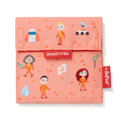 Afbeelding van Roll&#039;eat Broodzak Snack and Go Kids Herbruikbaar Space 18x18cm