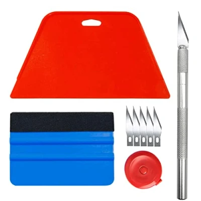 Afbeelding van Art3d gladstrijk gereedschap set voor Peel &amp; Stick behang, Vinyl tegels