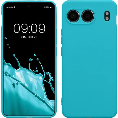 Afbeelding van kwmobile telefoonhoesje geschikt voor OnePlus Nord 4 5G Hoesje smartphone Precisie camera uitsnede In ijsblauw