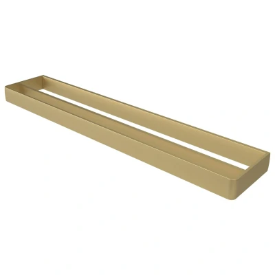 Afbeelding van Haceka aline dubbele handdoekhouder goud aluminium 60cm 1208 1208684