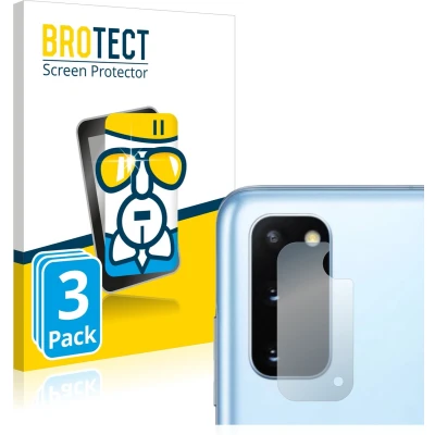 Afbeelding van BROTECT Screenprotector voor Samsung Galaxy S20 / 5G (Camera) Folie Beschermfolie Beschermglas transparant (3 Stuks)
