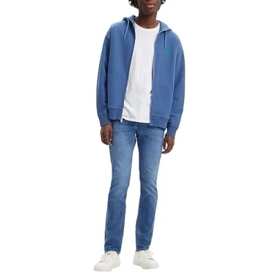 Afbeelding van Levi&#039;s 510 Skinny Jeans Fit, Heren, Maat: 34x36, Medium indigo worn in