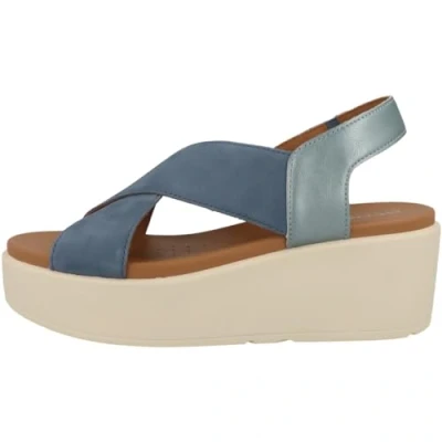 Afbeelding van Geox D XAND 2.2S Sandalen met sleehak, Dames, Maat: 39, Avio Leer/ synthetisch