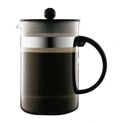 Afbeelding van Bodum BISTRO NOUVEAU Koffiezetapparaat (Frans perssysteem, vaatwasmachinebestendig, 1,5 l/50 oz, 12 kopjes) zwart