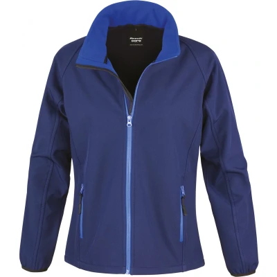 Afbeelding van Result Core Ladies Printable Soft Shell R231F Navy / Royal L