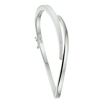 Afbeelding van Trendjuwelier huiscollectie Slavenband Zilver Scharnier Poli/mat 7 X
