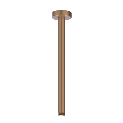 Afbeelding van IVY plafondbuis 30cm Geborsteld Mat Koper PVD Tijdloze uitstraling