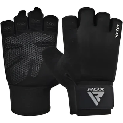 Afbeelding van RDX Sports Fitness Handschoenen W1 Half Finger Zwart S