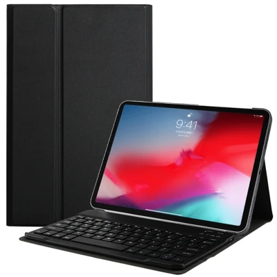 Afbeelding van Bluetooth Keyboard Bookcase voor de iPad Pro 11 (2020) Zwart hoes met toetsenbord van Smartphonehoesjes.nl
