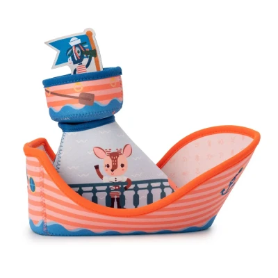 Afbeelding van Lilliputiens Jack Piratenboot 2 in 1 Boot Het Bovenste Deel Van De Kan Losgemaakt Worden Badspeelgoed Geschikt Vanaf 10 Maanden
