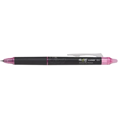 Afbeelding van 12x Pilot intrekbare roller FriXion Point Clicker 05, fijne punt, roze