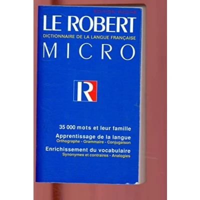 Afbeelding van le robert micro poche de la langue francaise