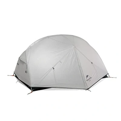 Afbeelding van Naturehike Mongar 2 Persoons 20D Ultralichte Siliconen Backpacktent voor Fietsen Wandelen Kamperen (20D Grijs)