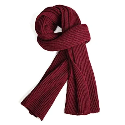 Afbeelding van Warme Herfst en Winter Sjaal, VICSPORT Unisex Pure Kleur Neck Warm Breien Garen Sjaal