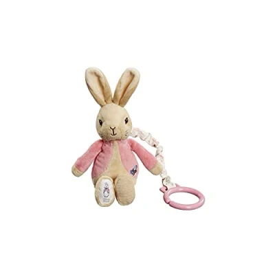 Afbeelding van Rainbow Designs PO1452 Beatrix Potter Flopsy Jiggle Attachable Peter Rabbit Pram Toy,Pink