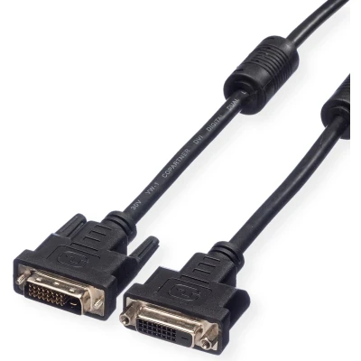 Afbeelding van VALUE DVI verlengkabel, m F, (24+1) dual link, 5