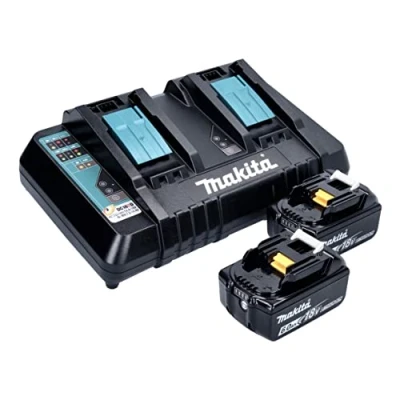 Afbeelding van Makita Power Source Kit 18 V met 2x BL 1860 B accu 6.0 Ah + DC RD dubbele lader ( 199484 8 )