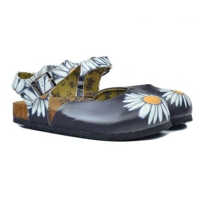 Afbeelding van GOBY Dasies Clogs Slippers Hoge kwaliteit Handmade Maat 41