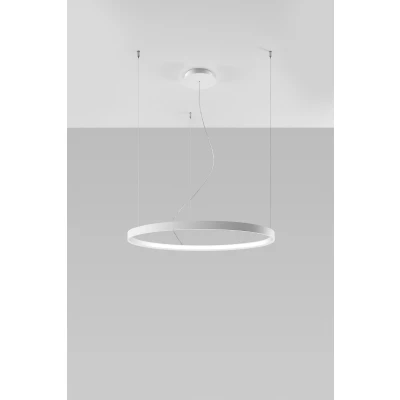 Afbeelding van SOLLUX LIGHTING LED hanglamp Rio 78, horizontaal, 3.000 K, wit