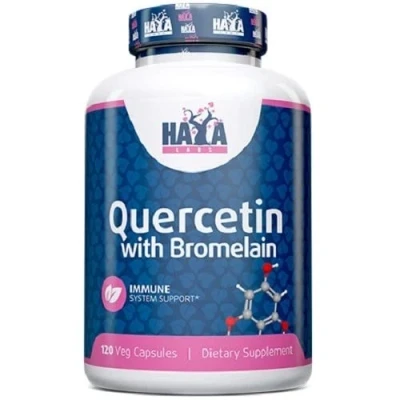 Afbeelding van Haya Labs Quercetin With Bromelain 120v capsules