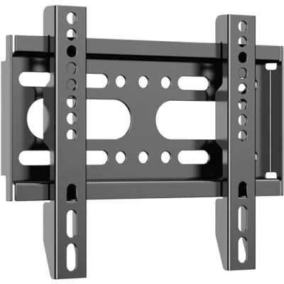 Afbeelding van JXMTSPW TV Muurbeugel Vaste Monitor Beugel Laag Profiel Meest 14 &quot; 42&quot; Flat Gebogen 19 24 28 29 32 38 39 inch Kleine Televisies Scherm tot VESA 200x200mm 25KG Max Load