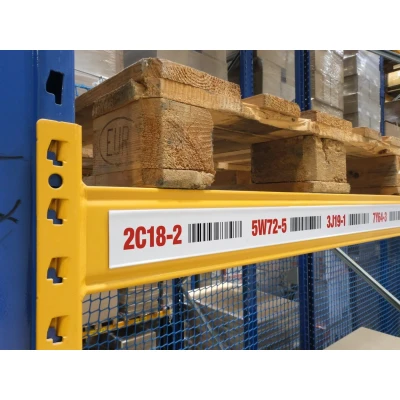 Afbeelding van Zelfklevende Etikethouder Scanfix 1000mmx62mm 25 stuks Scanrails