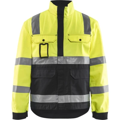 Afbeelding van Blaklader Jack, ongevoerd High Vis 4023 1804 Geel/Zwart XXL