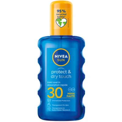 Afbeelding van 6x Nivea Sun Protect en Dry Touch Verfrissende Vernevelende Spray SPF 30 200 ml