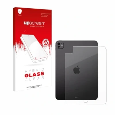 Afbeelding van upscreen Screenprotector voor Apple iPad Pro 11&quot; WiFi 2024 (Achterkant) Folie Beschermfolie Beschermglas transparant