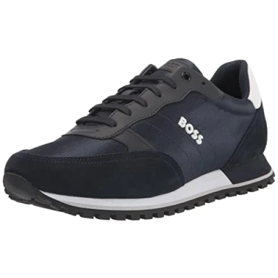 Afbeelding van BOSS Parkour Runn Sneakers voor heren, Sky Captain Navy, 40 EU