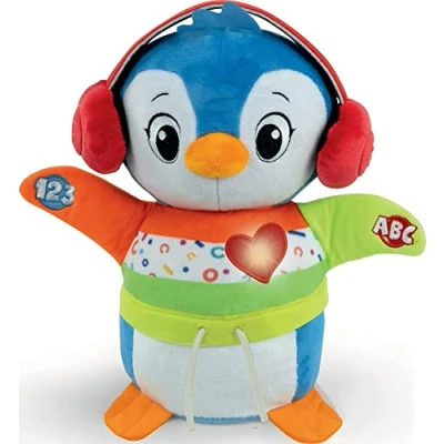Afbeelding van Clementoni 59287 Baby Tanz mit mir Pinguïn, interactief babyspeelgoed met muziek en lichteffecten, dansend zingend educatief speelgoed voor peuters vanaf 12 maanden