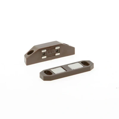 Afbeelding van DX Magneetsnapper MC 9 3kg 55x11mm Opschroevend Kunststof/Kunststof Bruin 9303B