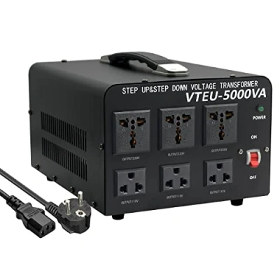 Afbeelding van Cantonape Spanningsomvormer, 5000VA, 220V, 110V, 5000W, automatische spanningsstabilisator