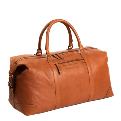 Afbeelding van The Chesterfield Brand Caleb Reistas cognac Weekendtas