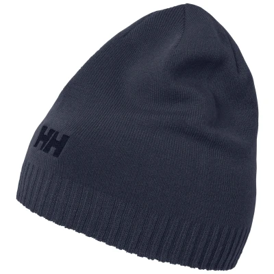 Afbeelding van Helly Hansen Men Brand Beanie Navy Maat Osfa