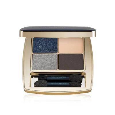 Afbeelding van Estée Lauder Pure Color Envy Luxe EyeShadow Quad Oogschaduw palette Refillable Indigo Night 6 gram