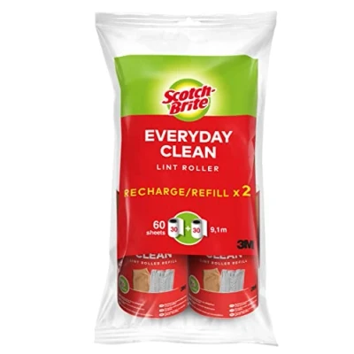 Afbeelding van Scotch Brite reserverol voor pluisroller, 2 pack, à 30 vellen