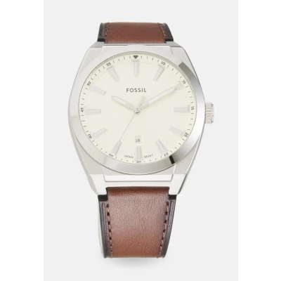 Afbeelding van Fossil heren Everett horloge FS6071 in de kleur Zilver