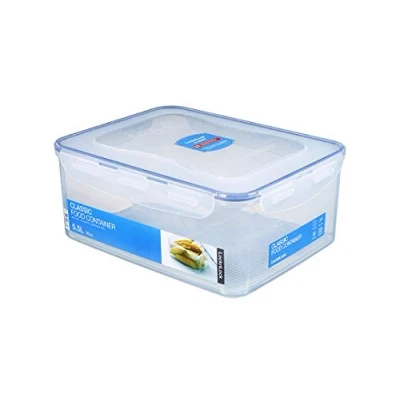 Afbeelding van Lock&amp;Lock Vershouddoos Bewaardoos Opbergdoos Opbergbox met deksel Luchtdicht 5,5 liter Transparant LocknLock