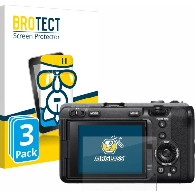 Afbeelding van BROTECT Screenprotector voor Sony FX3 Folie Beschermfolie Beschermglas transparant (3 Stuks)