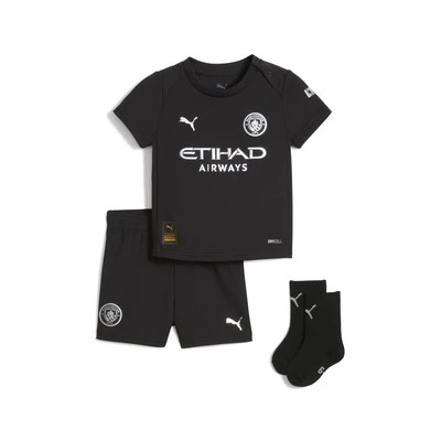 Afbeelding van Manchester City 25/26 mini uittenue, Zwart, Maat 9 12M PUMA